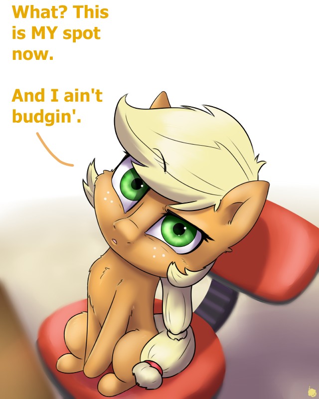 applejack (friendship is magic and etc) created by pudgeruffian