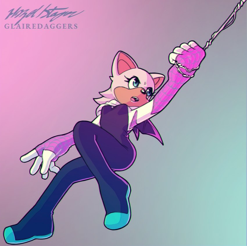 rouge the bat (sonic the hedgehog (series) and etc) created by glairedaggers
