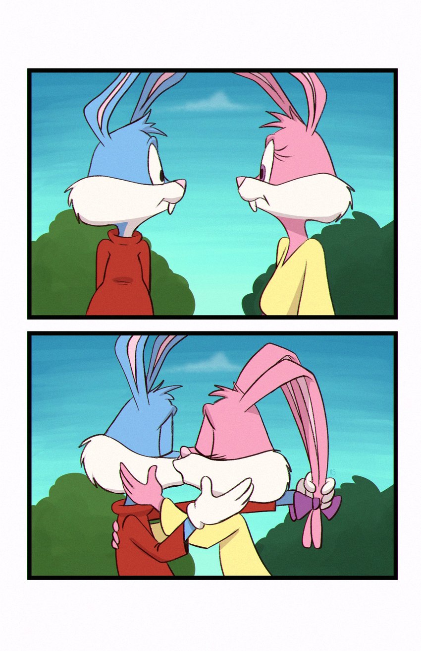 babs bunny and buster bunny (tiny toon adventures and etc) created by vsdrawfag