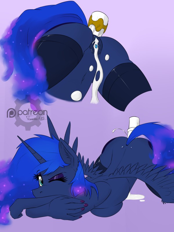 princess celestia and princess luna (friendship is magic and etc) created by twotail813