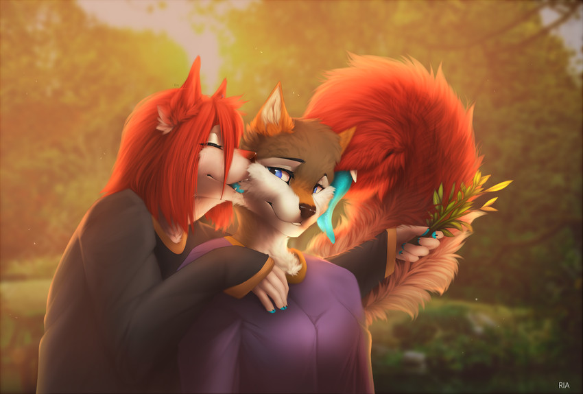 anthro cheek_lick clothing duo face_lick family female holidays hug hugging_another hugging_from_behind kissing kissing_cheek licking nipping olive_branch sweater tail tail_mouth tongue tongue_out topwear unusual_anatomy unusual_tail rrrs legend_of_ahya mother's_day ahya_(legend_of_ahya) fan_character murana_wolford_(darkflame-wolf) taylor_renee_wolford_(darkflamewolf) canid canine canis mammal wolf daughter_(lore) mother_(lore) mother_and_child_(lore) mother_and_daughter_(lore) parent_(lore) parent_and_child_(lore) parent_and_daughter_(lore)