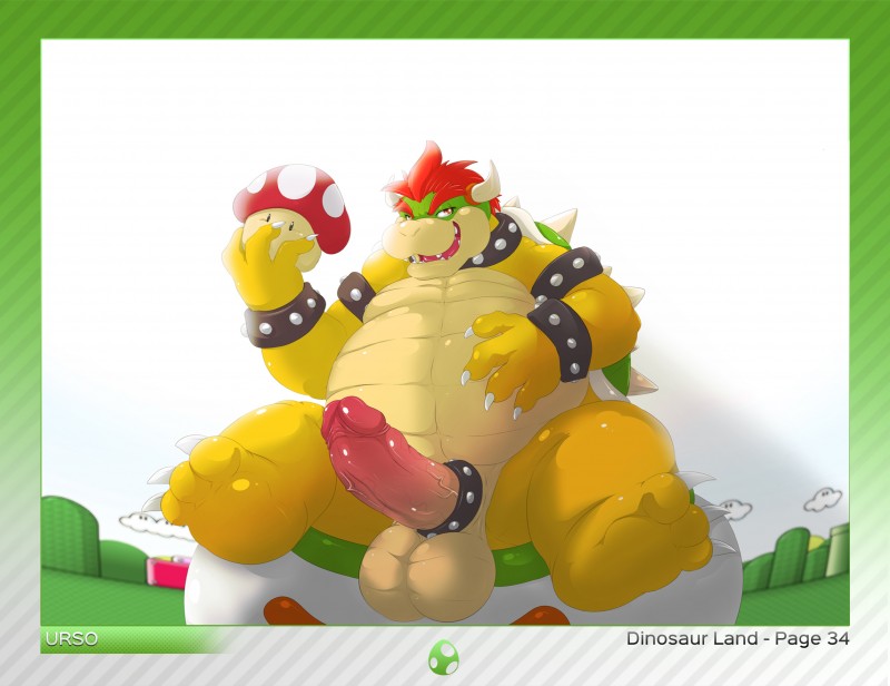 bowser (mario bros and etc) created by ursofofinho