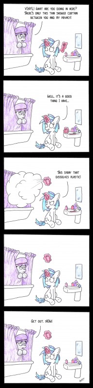 octavia and vinyl scratch (friendship is magic and etc) created by bobthedalek