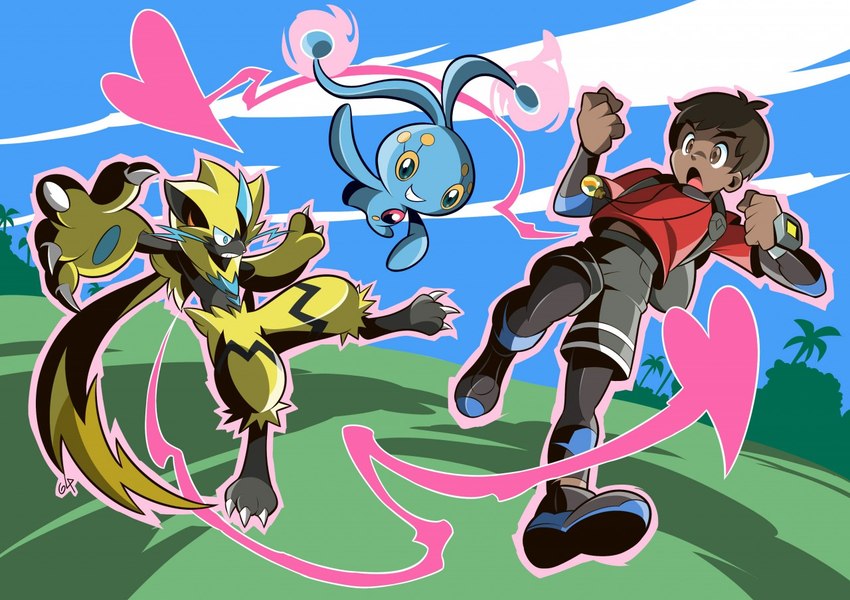 body_swap group male trio glaucosilva nintendo pokemon axel_(poke789) generation_4_pokemon generation_7_pokemon human humanoid legendary_pokemon mammal manaphy pokemon_(species) zeraora