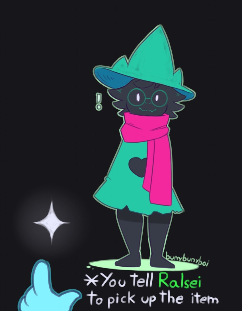 ralsei (undertale (series) and etc) created by bunybunyboi