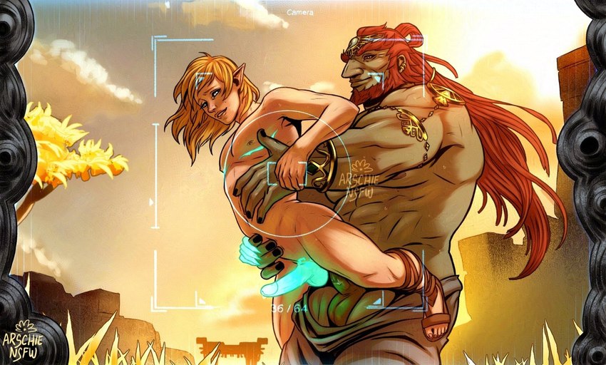 ganondorf and link (the legend of zelda and etc) created by arschiensfw