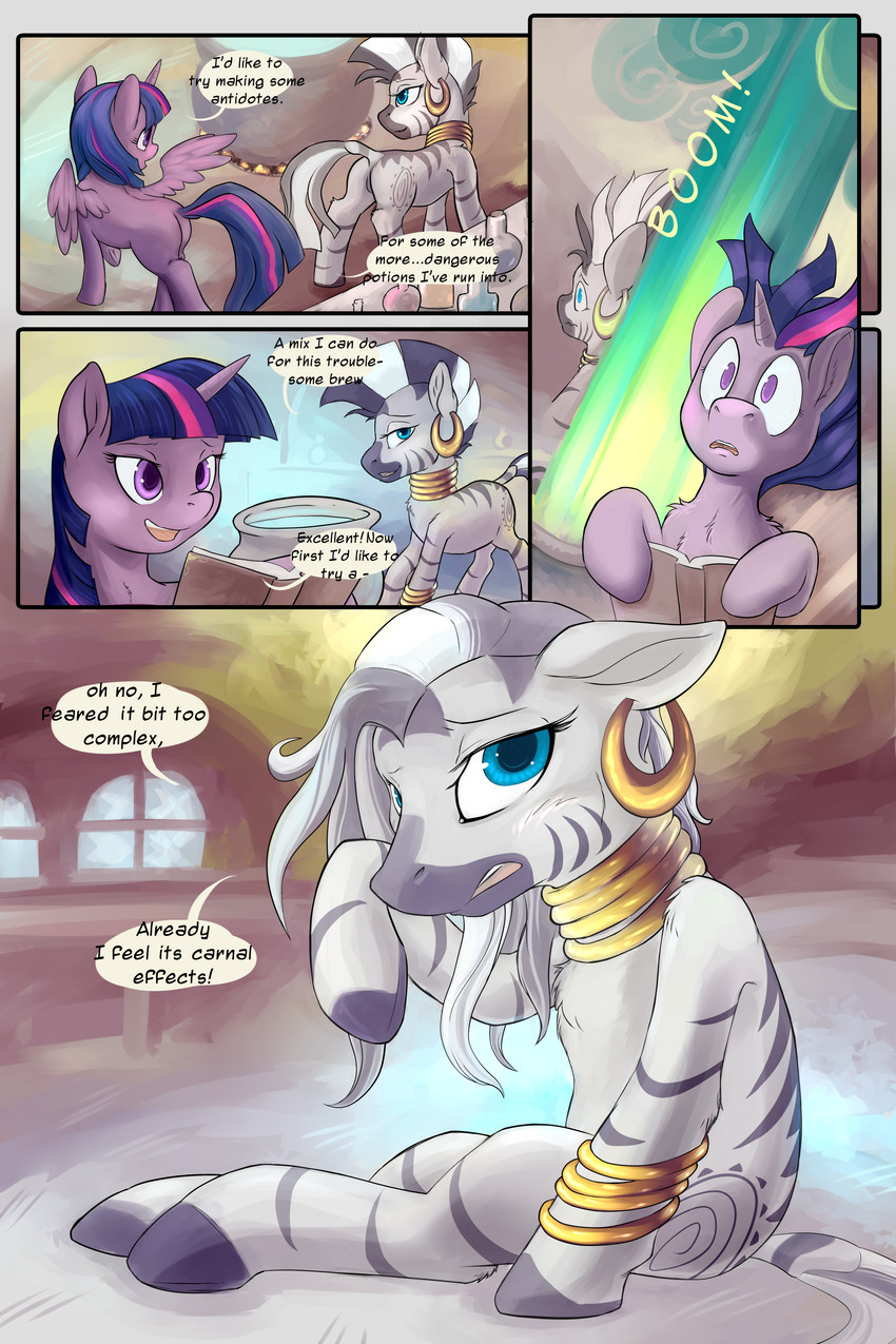 twilight sparkle and zecora (friendship is magic and etc) created by hobbes maxwell