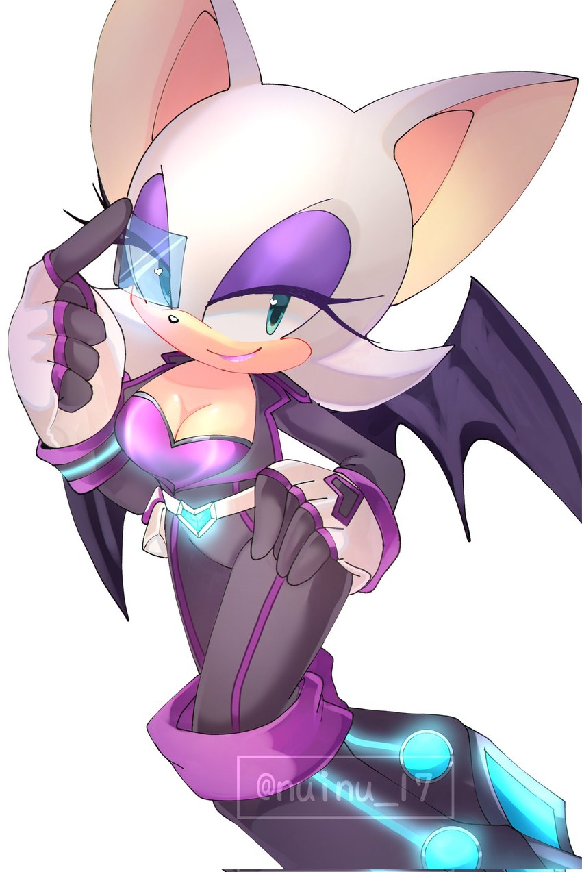 rouge the bat (sonic the hedgehog (series) and etc) created by nuinu 17