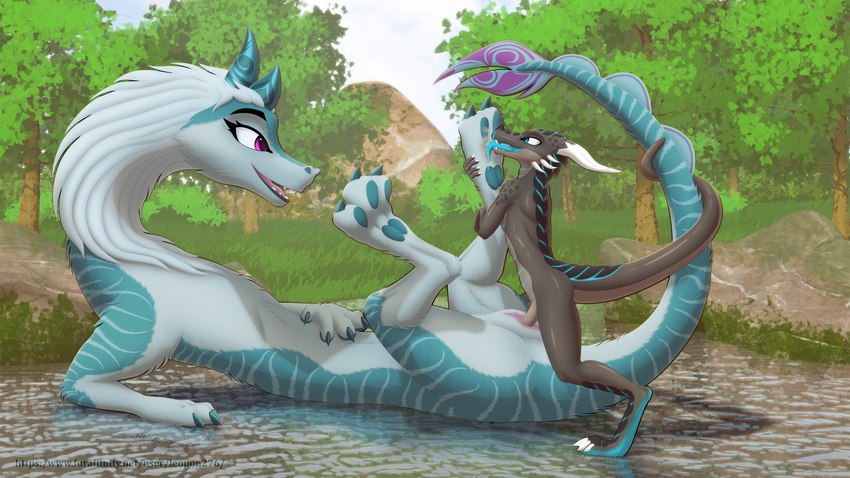 3_toes anthro anthro_on_feral anthro_penetrating anthro_penetrating_feral bestiality biped blue_body blue_claws blue_eyes blue_fur blue_pawpads blue_tongue bodily_fluids canon_x_oc claws day detailed_background duo entwined_tails erection feet female female_penetrated feral feral_penetrated foot_fetish foot_hug foot_lick foot_play forest fur genitals grey_body grey_scales happy happy_sex horn humanoid_genitalia humanoid_genitalia_on_feral humanoid_pussy humanoid_pussy_on_feral intraspecies intraspecies_bestiality larger_female larger_penetrated legs_up licking looking_at_another looking_at_partner lying male male/female male_on_feral male_penetrating male_penetrating_female mane nature nude on_back outside outside_sex pawpads paws penetration penile penile_penetration penis penis_in_pussy plant purple_eyes pussy quadruped saliva scales sex side_view size_difference smaller_male spread_legs spreading tail tail_coil text thick_tail toe_claws toes tongue tongue_out tree vaginal vaginal_penetration water leopon276 disney mythology raya_and_the_last_dragon sisu_(ratld) xero_(captainscales) dragon furred_dragon furred_scalie mythological_creature mythological_scalie scalie wingless_dragon 16:9 2024 digital_media_(artwork) hi_res url widescreen