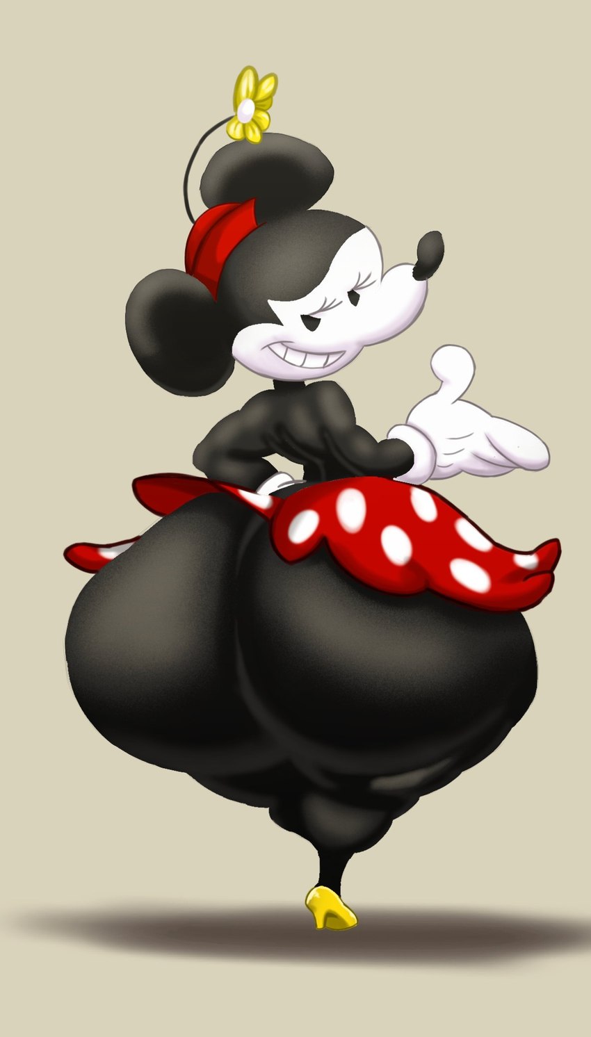 minnie mouse (disney) created by thedeathcrow05