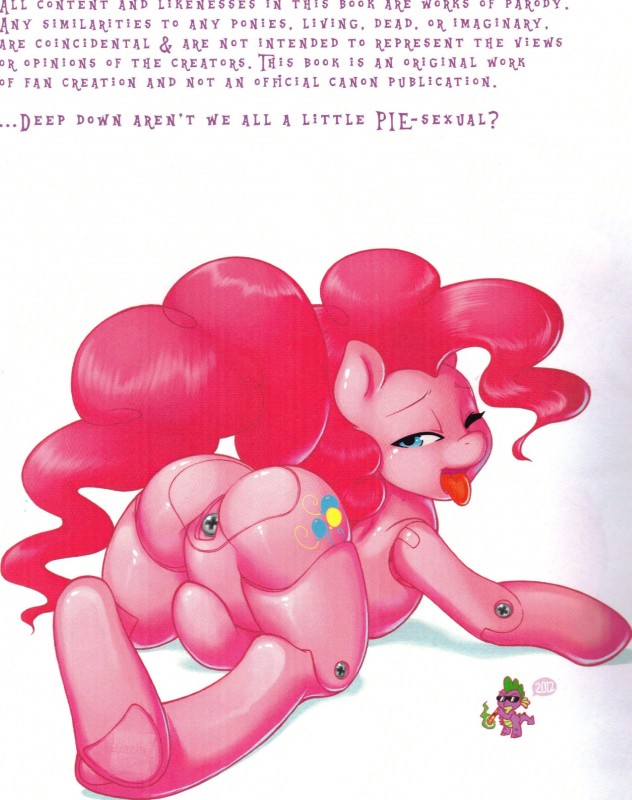 pinkie pie and spike (friendship is magic and etc) created by gunmouth