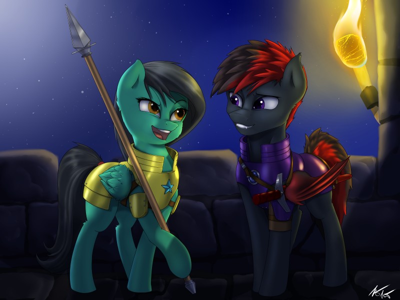 fan character, oceansong, and shadowstitch (my little pony and etc) created by pudgeruffian