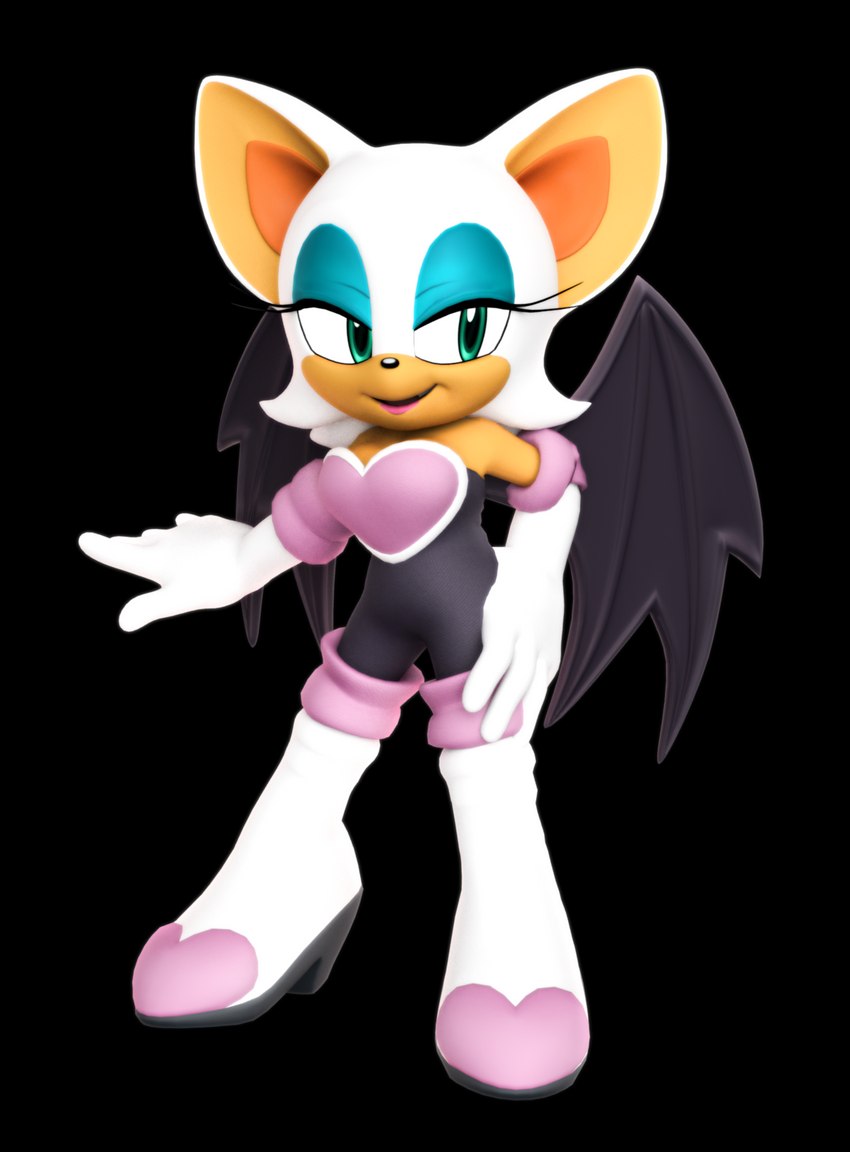 anthro bat_wings boots breasts clothing eyeshadow female footwear fur gloves half-closed_eyes handwear lipstick makeup membrane_(anatomy) membranous_wings narrowed_eyes open_mouth open_smile shoes simple_background smile solo tan_body tan_skin transparent_background white_body white_fur wings jcthornton sega sonic_the_hedgehog_(series) rouge_the_bat bat mammal 2019 3d_(artwork) alpha_channel digital_media_(artwork) hi_res