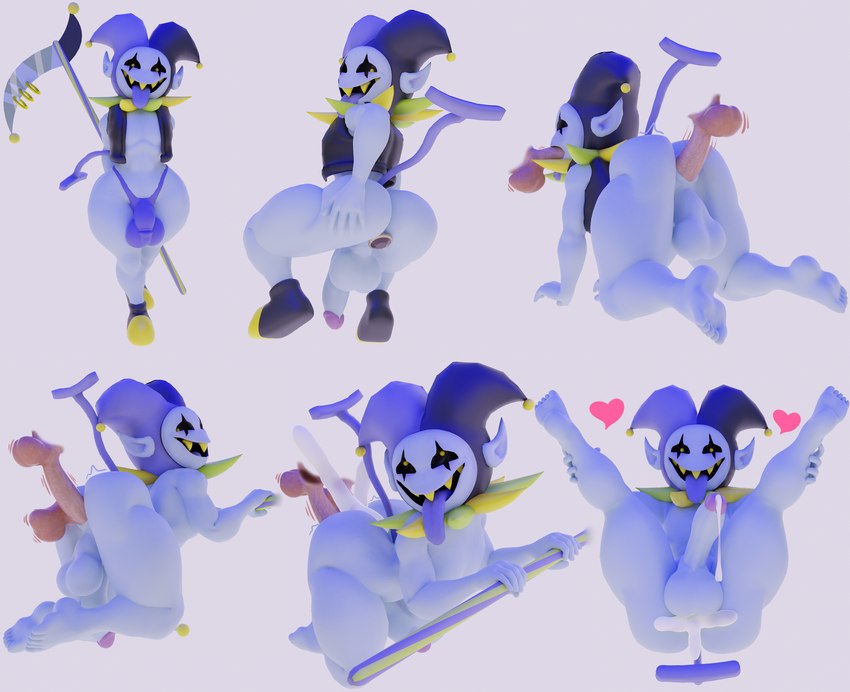 jevil (undertale (series) and etc) created by camseven