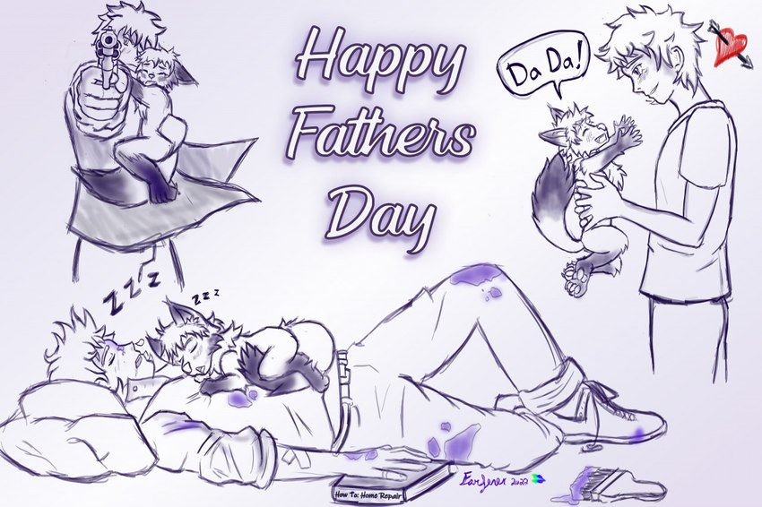 anthro bonding claws fur hair happy holidays hungry male non_color slave text tired farfener father's_day links dylandy_(links) finn_(links) shiyan_(links) canid canine canis coyote felid feline human mammal 2022 english_text sketch father_(lore) father_and_child_(lore) father_and_son_(lore) parent_(lore) parent_and_child_(lore) parent_and_son_(lore) sibling_(lore) sister_(lore) son_(lore)