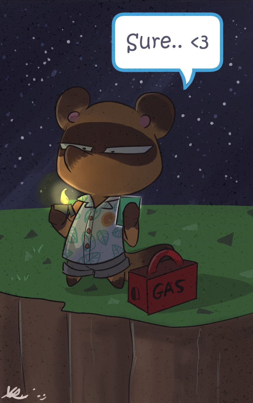 tom nook (animal crossing and etc) created by saviebelle