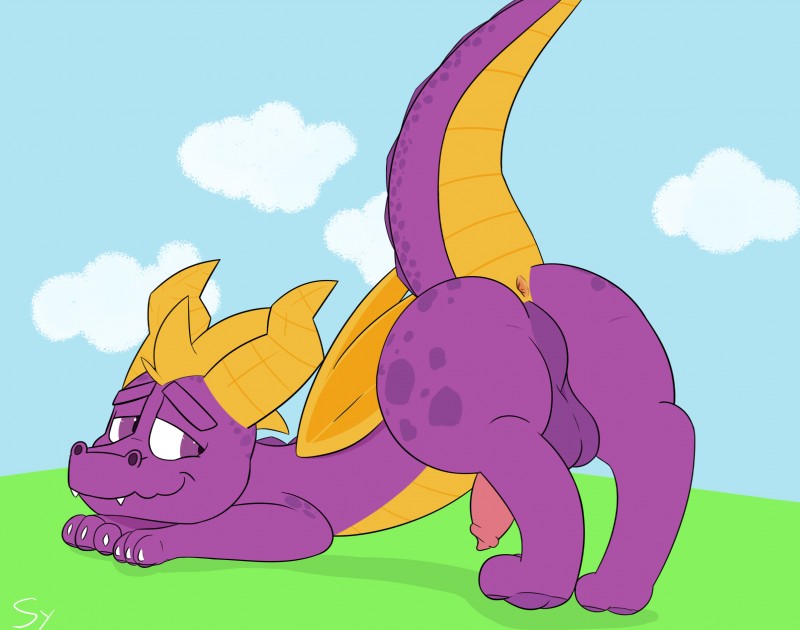 spyro (spyro the dragon and etc) created by sketchyyvun