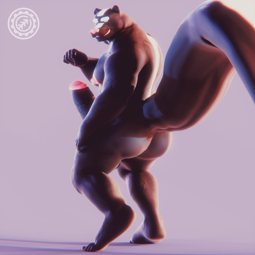 anthro balls biceps big_balls big_butt big_penis butt erection feet genitals glans huge_balls huge_penis humanoid_feet humanoid_genitalia humanoid_penis looking_at_viewer male muscular muscular_anthro muscular_male nipples nude penis plantigrade simple_background skunk_tail solo n0rdbara mammal mephitid skunk logan_(disambiguation) 1:1 3d_(artwork) blender_(artwork) digital_media_(artwork) hi_res