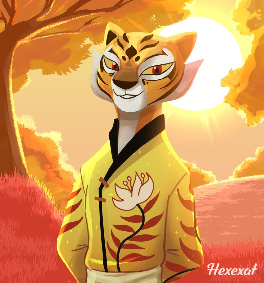 master tigress (kung fu panda and etc) created by hexecat