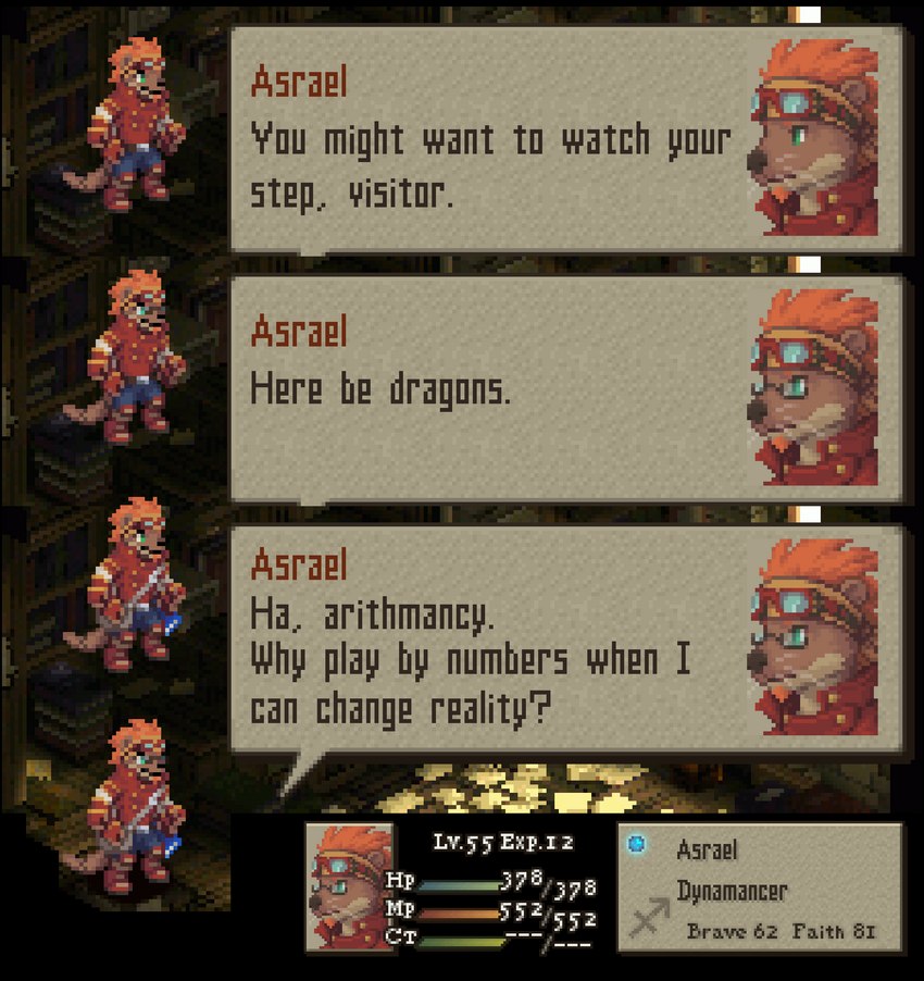 asrael zogendral (final fantasy tactics and etc) created by ramzawolf