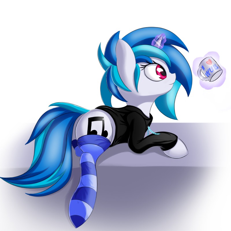 vinyl scratch (friendship is magic and etc) created by twiren