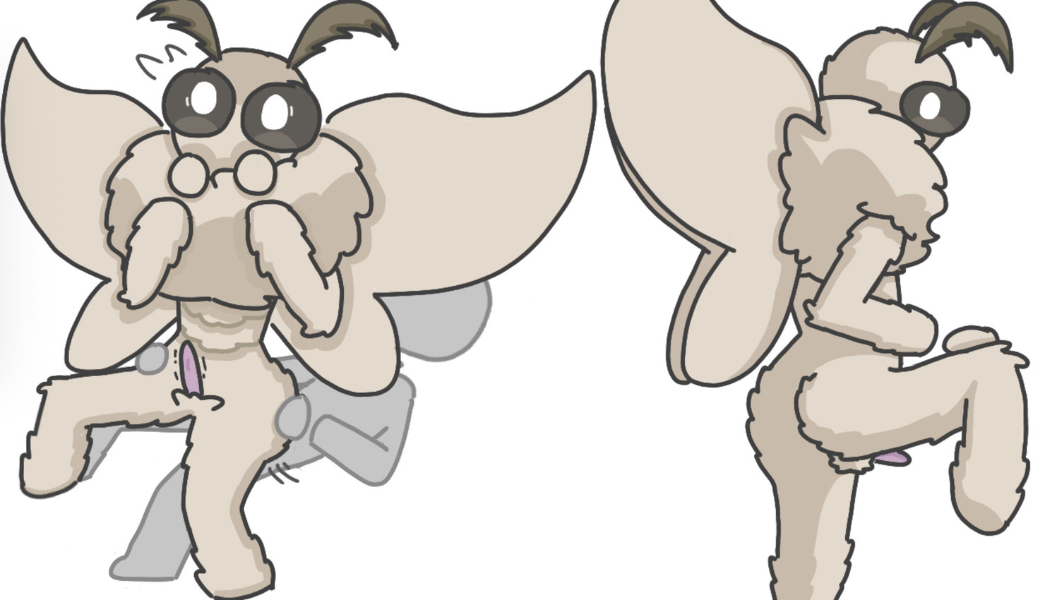 anal anal_penetration antennae_(anatomy) anthro balls biped black_eyes black_sclera butt butt_grab duo faceless_character faceless_male fluffy fur genitals grey_body hand_on_butt insect_wings lepidopteran_wings looking_at_viewer male male/male male_penetrated male_penetrating male_penetrating_anthro male_penetrating_male nude_anthro on_bottom on_lap on_top penetration penile penile_penetration penis pink_penis presenting presenting_hindquarters raised_leg reverse_cowgirl_position sex sitting_on_lap solo spread_wings tan_body tan_fur tapering_penis wings nobuddy fluff_(nobuddy) arthropod humanoid insect lepidopteran moth hi_res