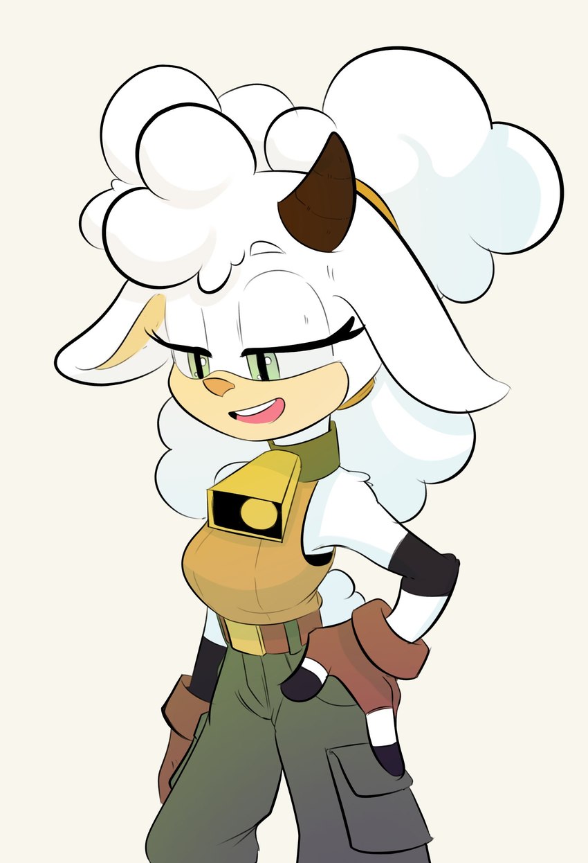 lanolin the sheep (sonic the hedgehog (comics) and etc) created by ethan8bit