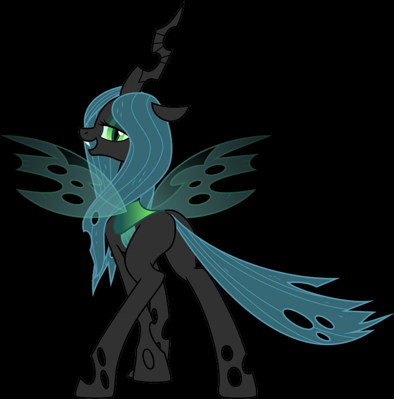 queen chrysalis (friendship is magic and etc) created by dcencia