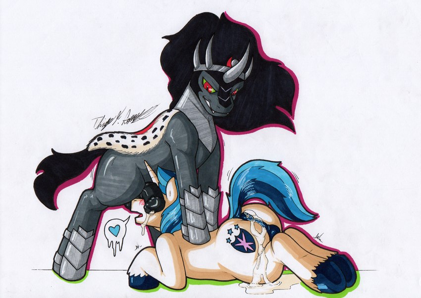 king sombra and shining armor (friendship is magic and etc) created by rotten owl