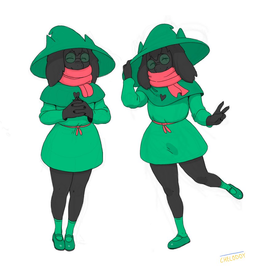 ralsei (undertale (series) and etc) created by chelodoy