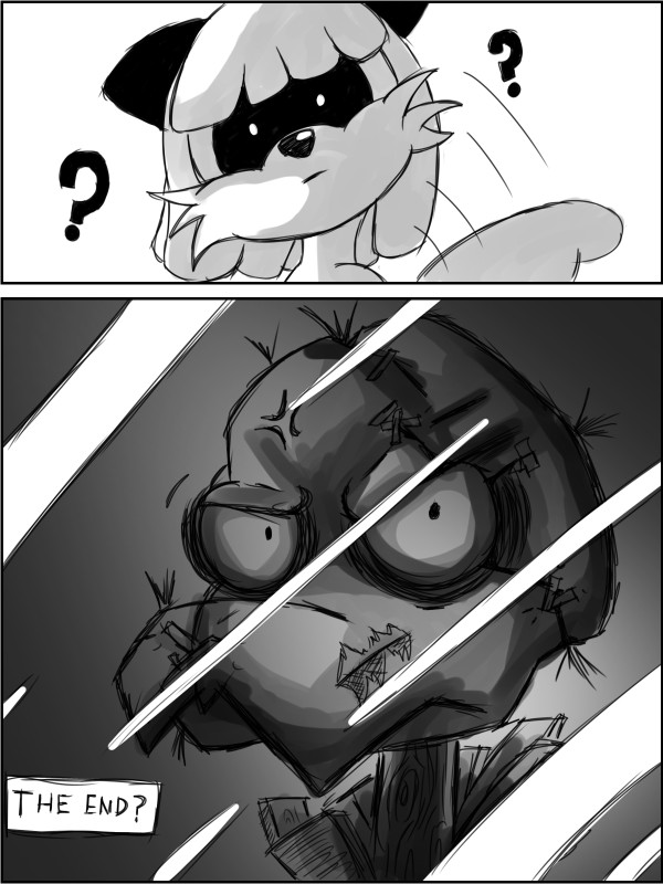 adolescent close-up dummy male young jumpjump undertale undertale_(series) mad_dummy rick2tails hybrid mammal 3:4 comic hi_res monochrome