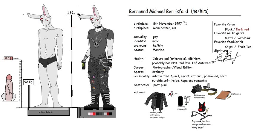 bernard berrisford created by caesarmeow