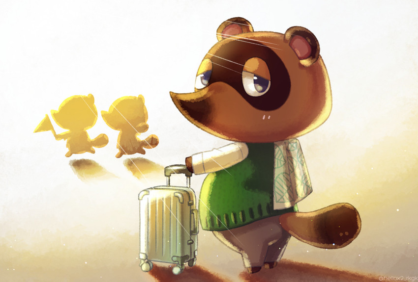 timmy nook, tom nook, and tommy nook (animal crossing and etc) created by hellox2