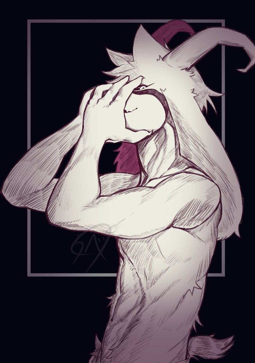 asriel dreemurr (undertale (series) and etc) created by tesran29g