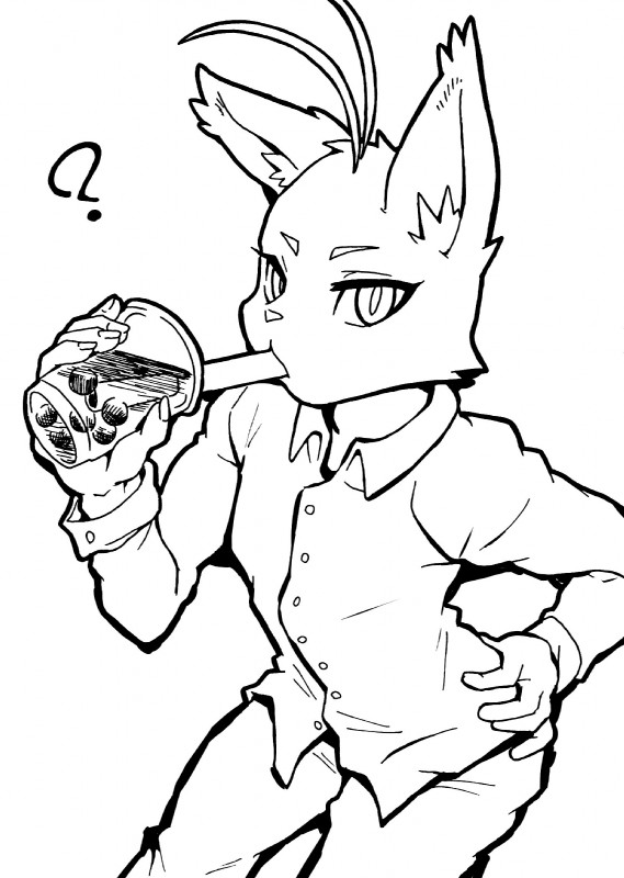 beverage bubble_tea clothing dress_shirt drinking_straw gentleman looking_at_viewer male pose question_mark questioning_look shirt solo tea topwear kori-nio morenatsu shin_(morenatsu) domestic_cat felid feline felis mammal 2019 hi_res monochrome