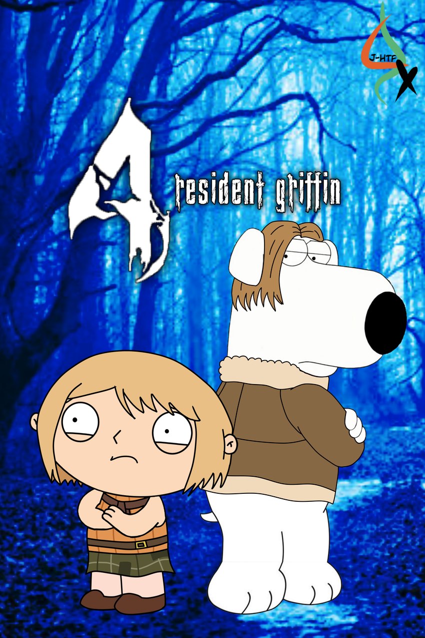 brian griffin and stewie griffin (resident evil and etc) created by jameshtf