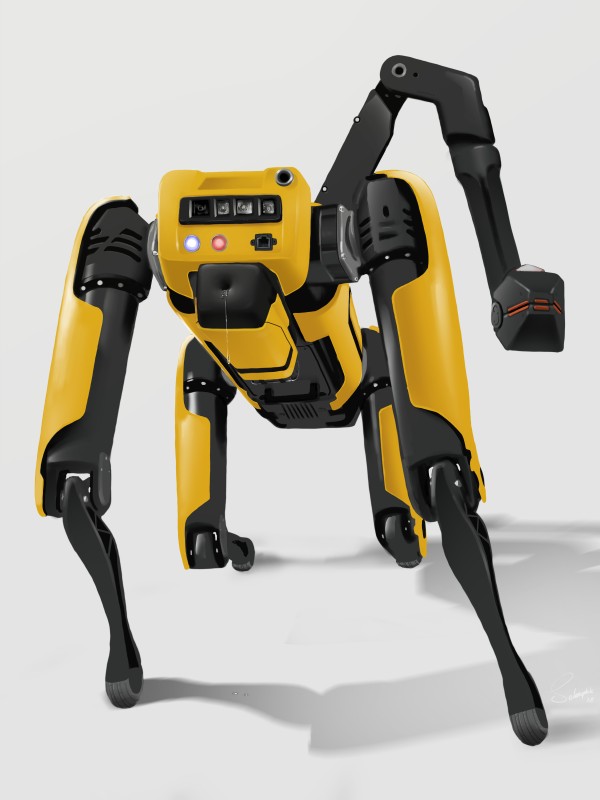 spotmini (boston dynamics) created by selenophile