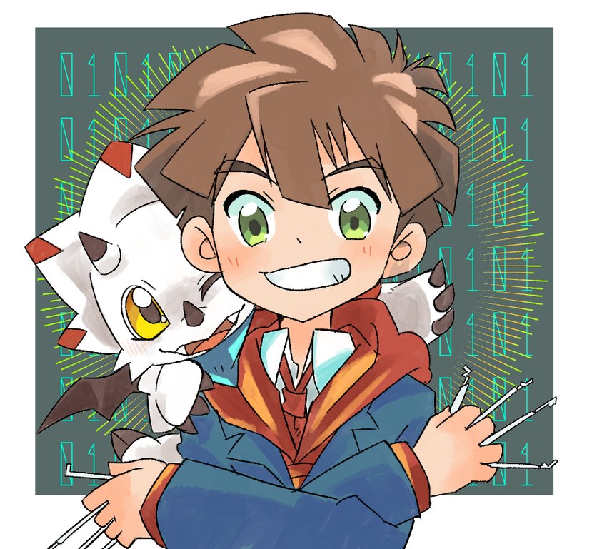 hiro amanokawa (digimon ghost game and etc) created by radiospeed14