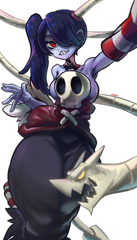 leviathan and squigly (skullgirls) created by noblood