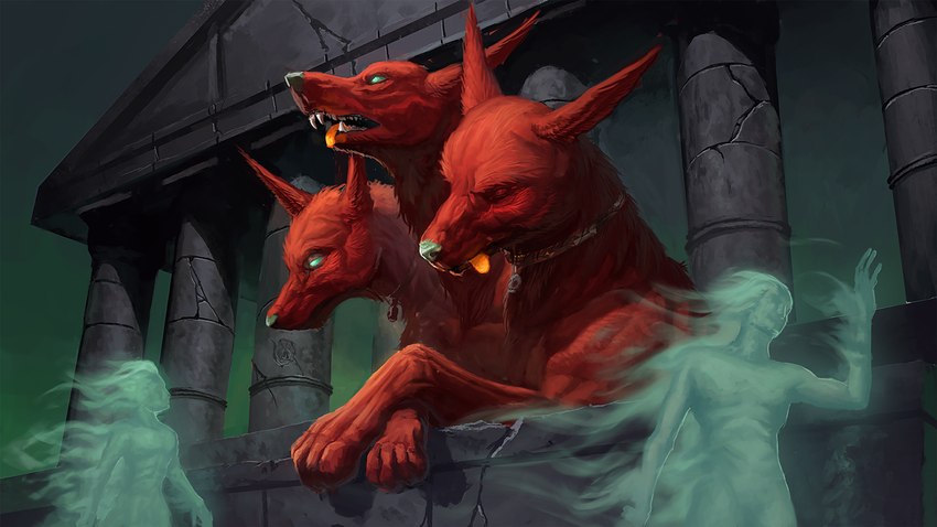 cerberus (european mythology and etc) created by istrandar