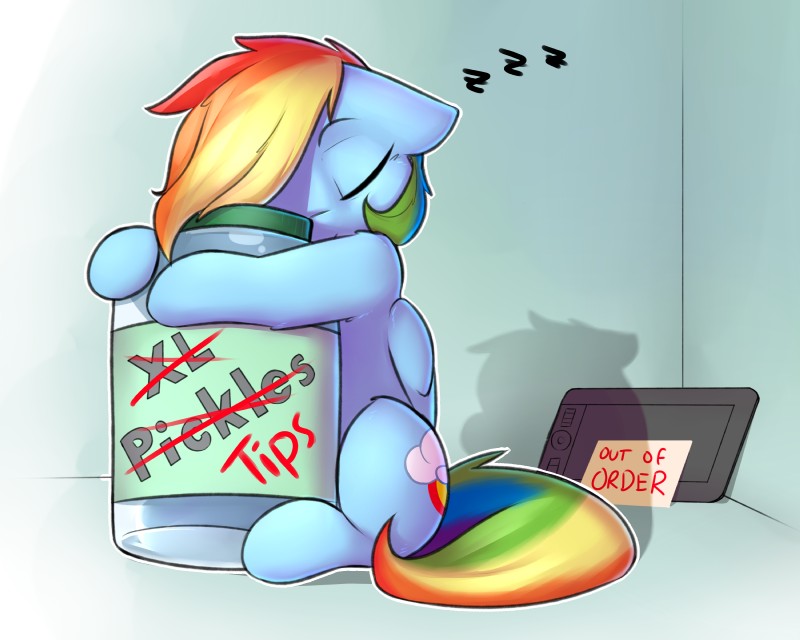 rainbow dash (friendship is magic and etc) created by pudgeruffian