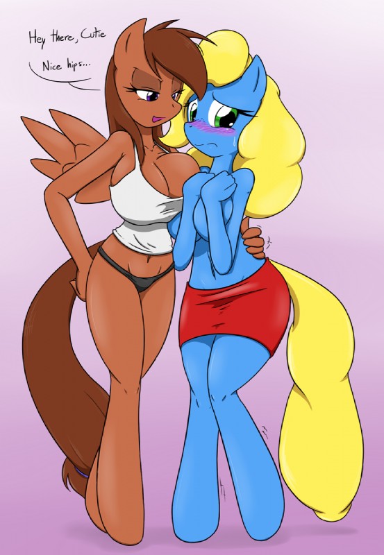 fan character and pixie (my little pony and etc) created by angelthecatgirl