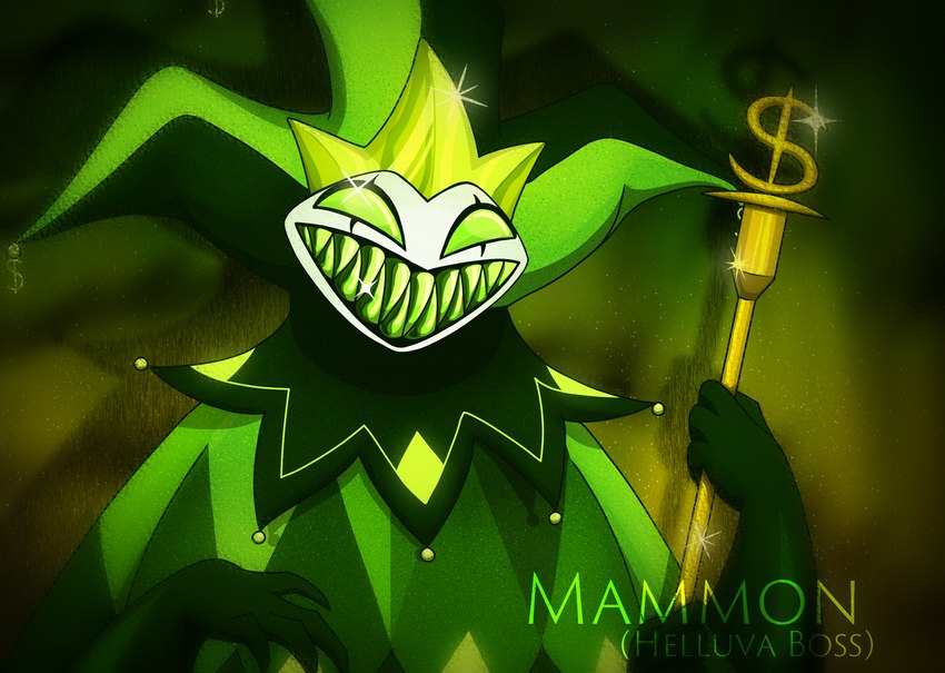 mammon (helluva boss) created by horizon-hunter