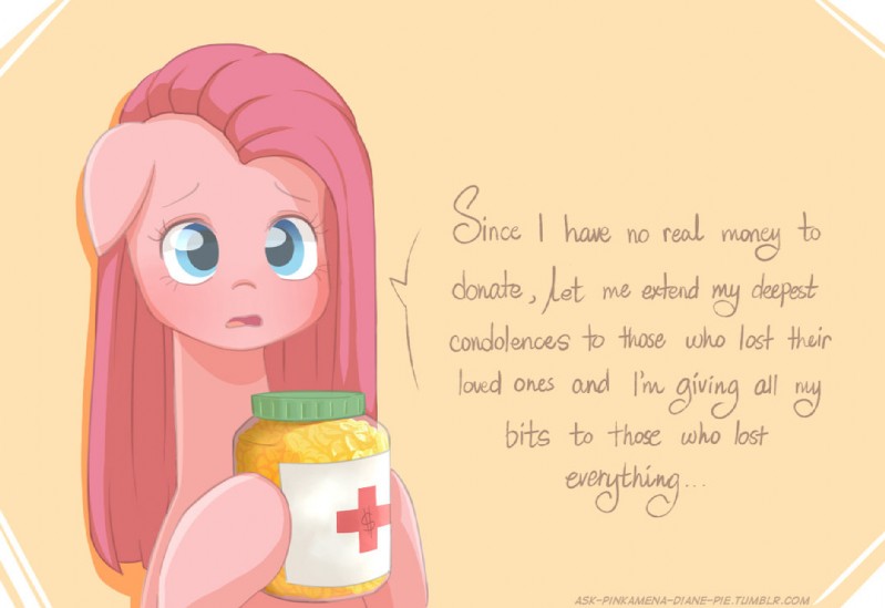 $ blue_eyes container currency_symbol dollar_sign female feral fur hair jar long_hair looking_at_viewer open_mouth pink_body pink_fur pink_hair red_cross simple_background solo symbol text tongue frankier77 friendship_is_magic hasbro my_little_pony pinkamena_(mlp) pinkie_pie_(mlp) earth_pony equid equine horse mammal pony english_text url