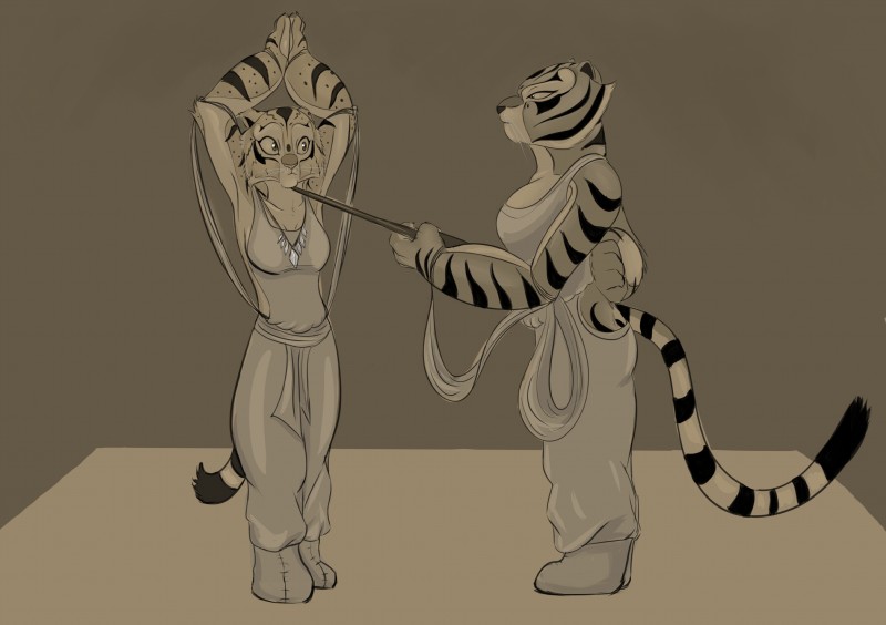 master tigress (kung fu panda and etc) created by sabrotiger