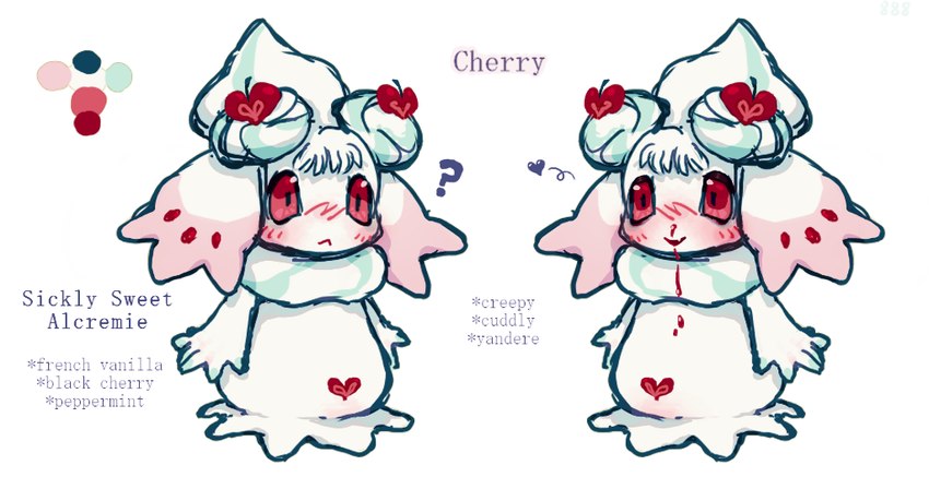 cherry alcremie and fan character (nintendo and etc) created by 888g888