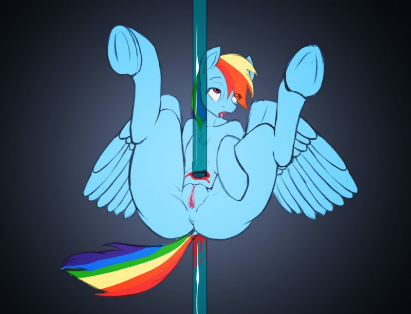 rainbow dash (friendship is magic and etc) created by sanfingulipunrapin