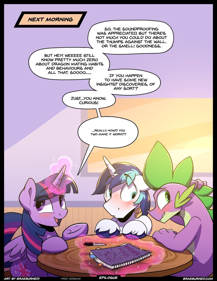 shining armor, spike, and twilight sparkle (friendship is magic and etc) created by braeburned