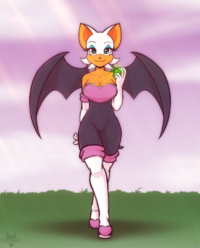 rouge the bat (sonic the hedgehog (series) and etc) created by scorpdk