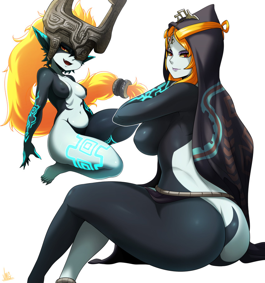 midna and midna (the legend of zelda and etc) created by jmg
